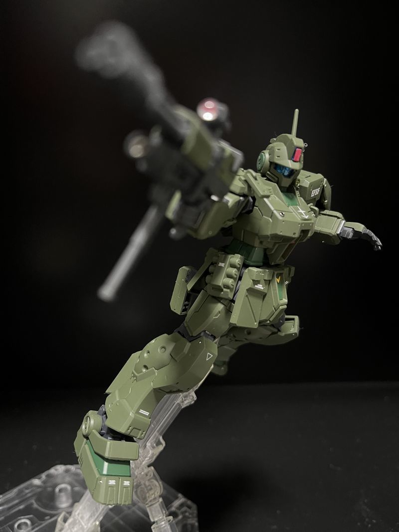 HG 1/144 ジム・スパルタン プレミアムバンダイ限定 塗装済み完成品