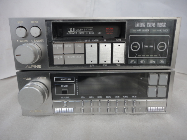 ☆ ALPINE アルパイン イコライザー 3325 ハーフDINサイズ 中古 動作品