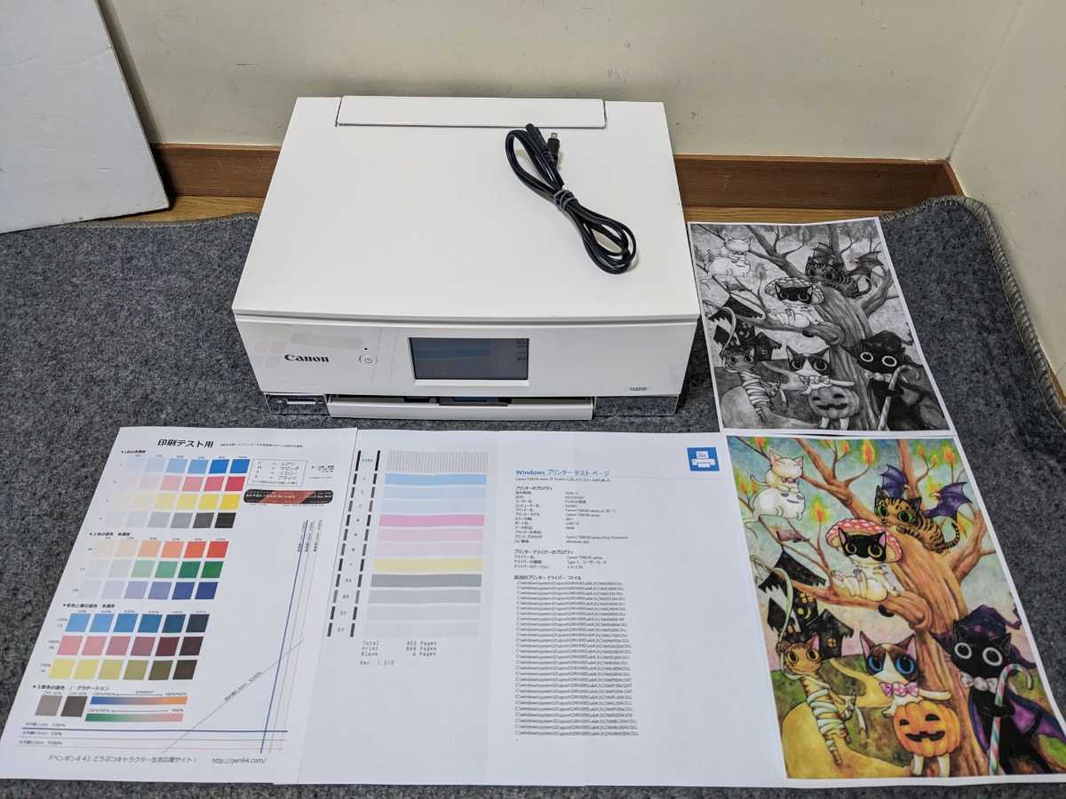 Canon PIXUS 複合機 TS8230 ① 総印刷枚数 853枚 Canon TS8230 PIXUS 231枚
