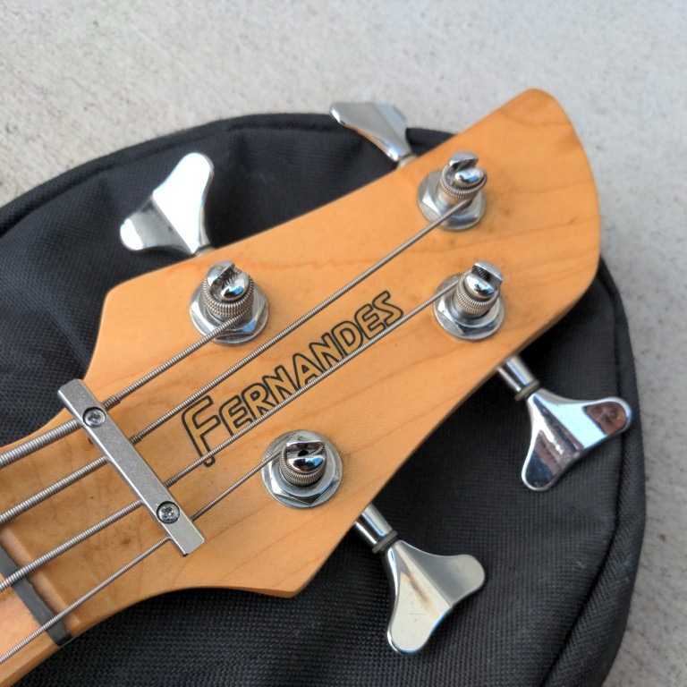 中古☆フェルナンデス☆FRB-40M☆4弦エレキベース☆ソフトケース付き