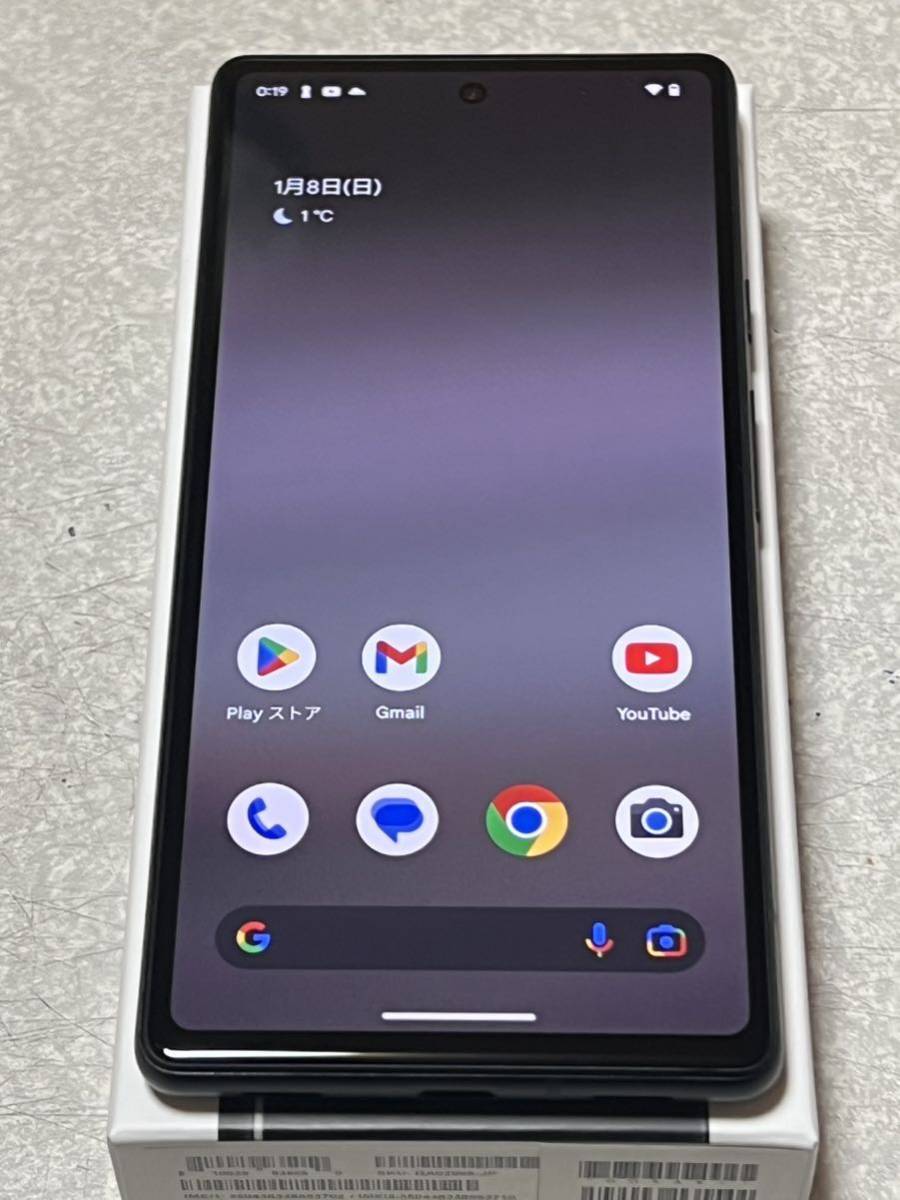 Google Pixel 6a 本体 チャコール Softbank購入 ほぼ新品 一括購入 残