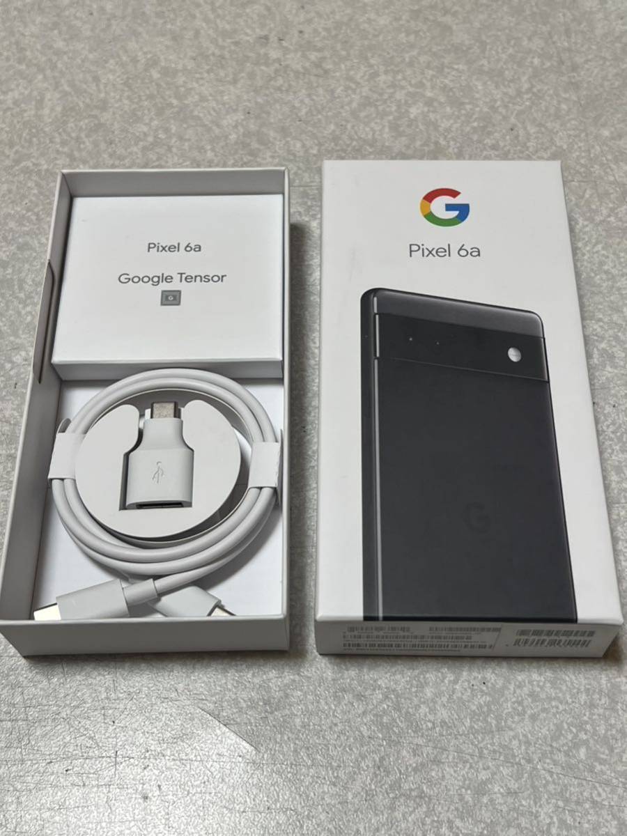 Google Pixel 6a 本体 チャコール Softbank購入 ほぼ新品 一括購入 残