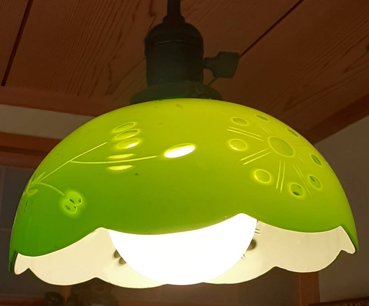 ☆電笠☆電傘☆和ガラス☆明治☆大正☆昭和初期☆切子☆シェード 