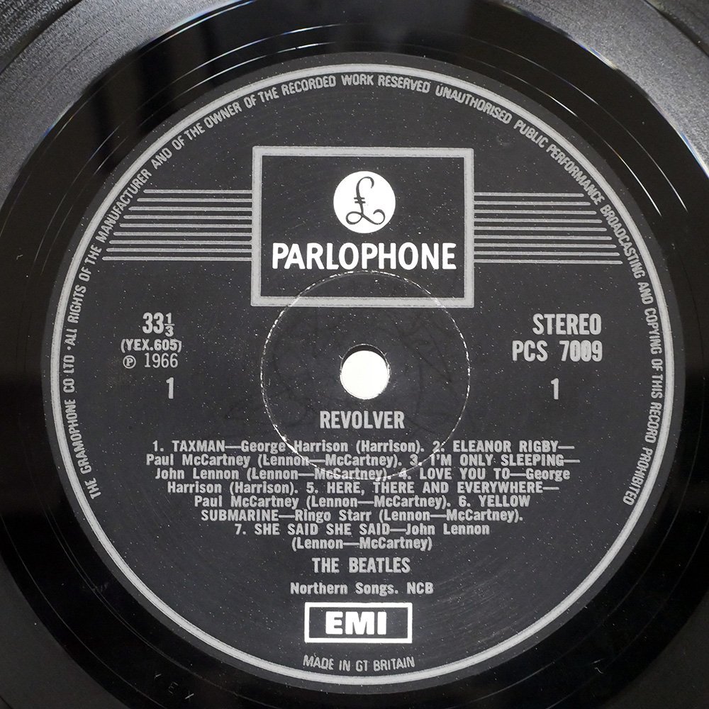 The Beatles Revolver – PCS 0 - , Vinyl LP Album UK 7009, BEATLES