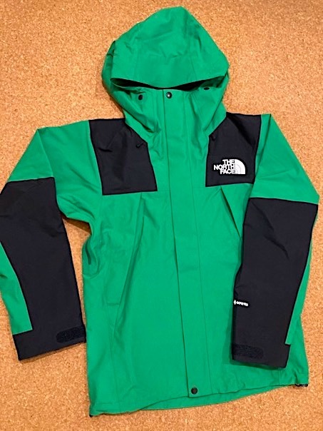 レア☆ノースフェイス SUMMIT マウンテンジャケット GORE-TEX 緑/黒 M 