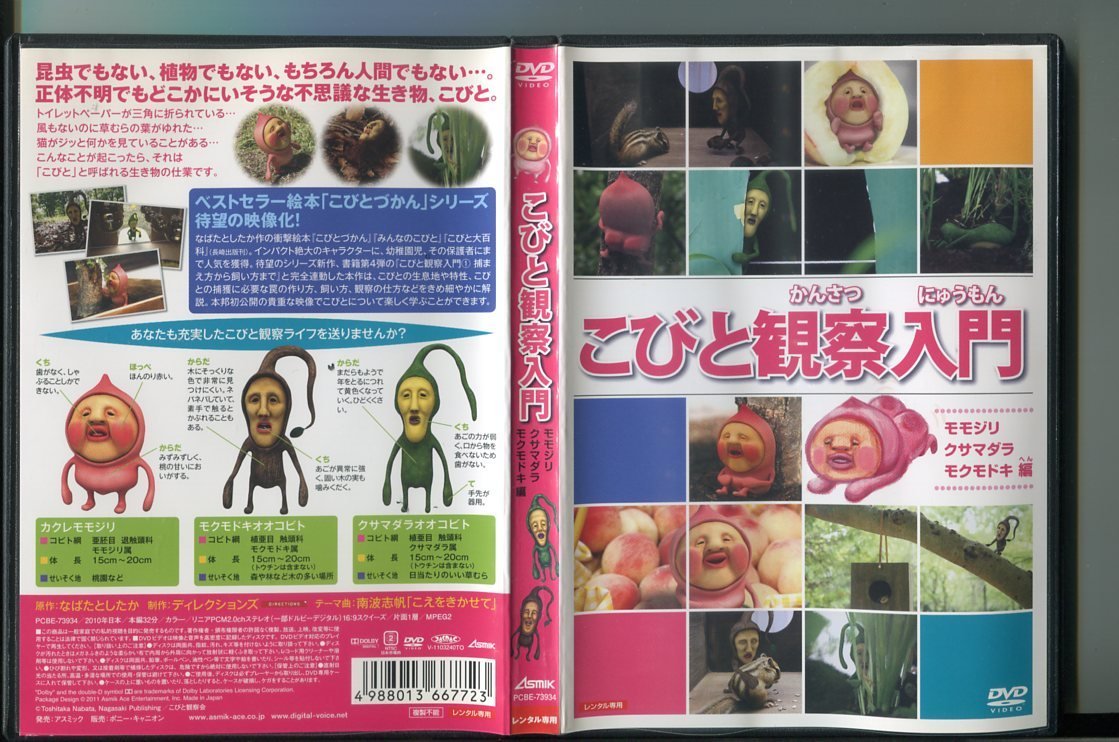 こびと観察入門 モモジリ クサマダラ モクモドキ編 [DVD](中古品) 楽天