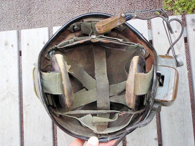 F8250☆米軍1960年代CVCヘルメット/ベトナム戦争ナム戦タンカー 
