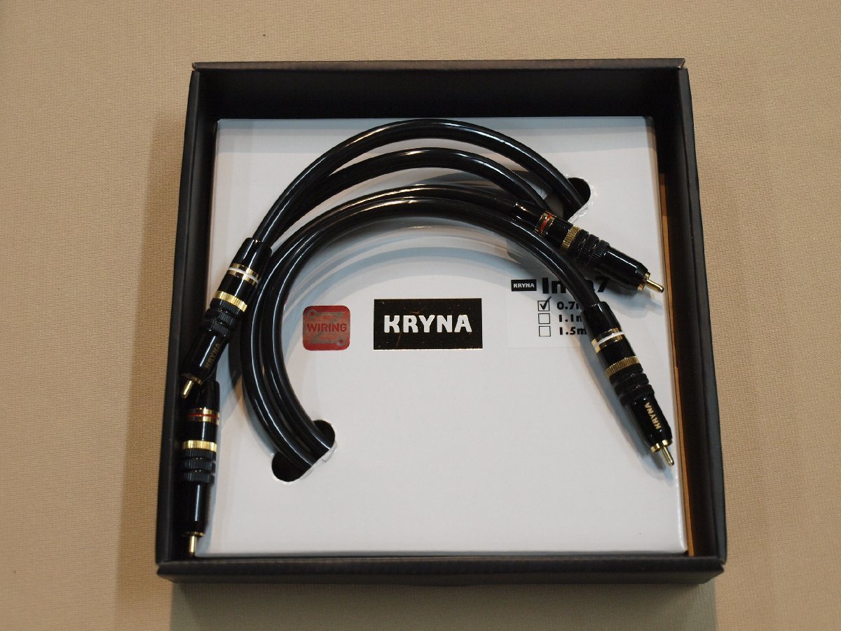 ★ KRYNA ★ Inca7 RCAケーブル　0.7m ★ USED品