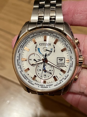 シチズン CITIZEN 腕時計 LIMITED EDITION H820-T021701 電波時計 ラジオコントロール ソーラー電池 エコドライブ クロノグラフ デイト