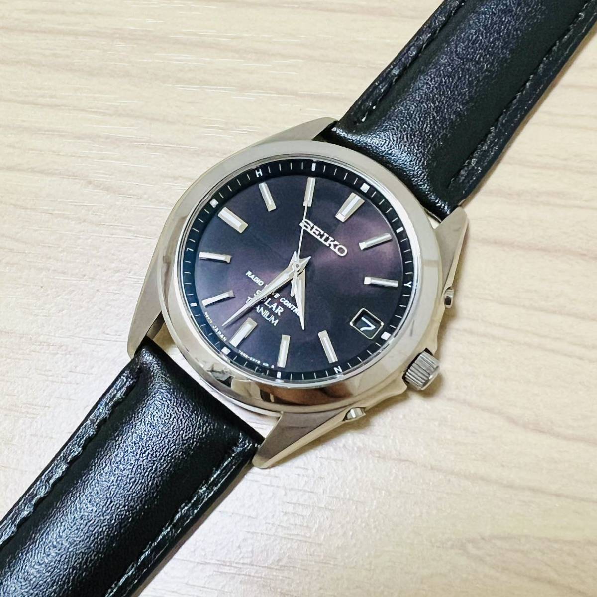 【限定SALE，セール】 SEIKO チタン 電波ソーラー 腕時計 本革ベルト セイコー メンズ(その他)｜売買されたオークション情報、yahooの商品情報をアーカイブ公開 - オークファン その他