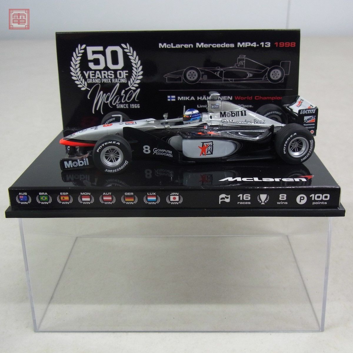 PMA 1/43 マクラーレン メルセデス MP4-13 M.ハッキネン 世界 