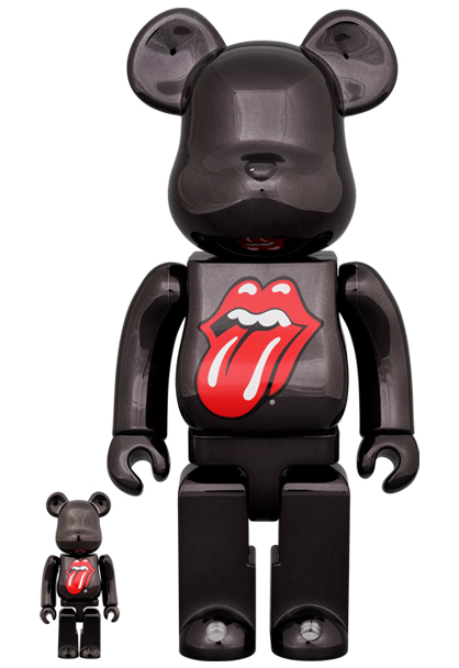 Rolling Stones The BE@RBRICK & Be@rbrick 100% - Medicom Lips 