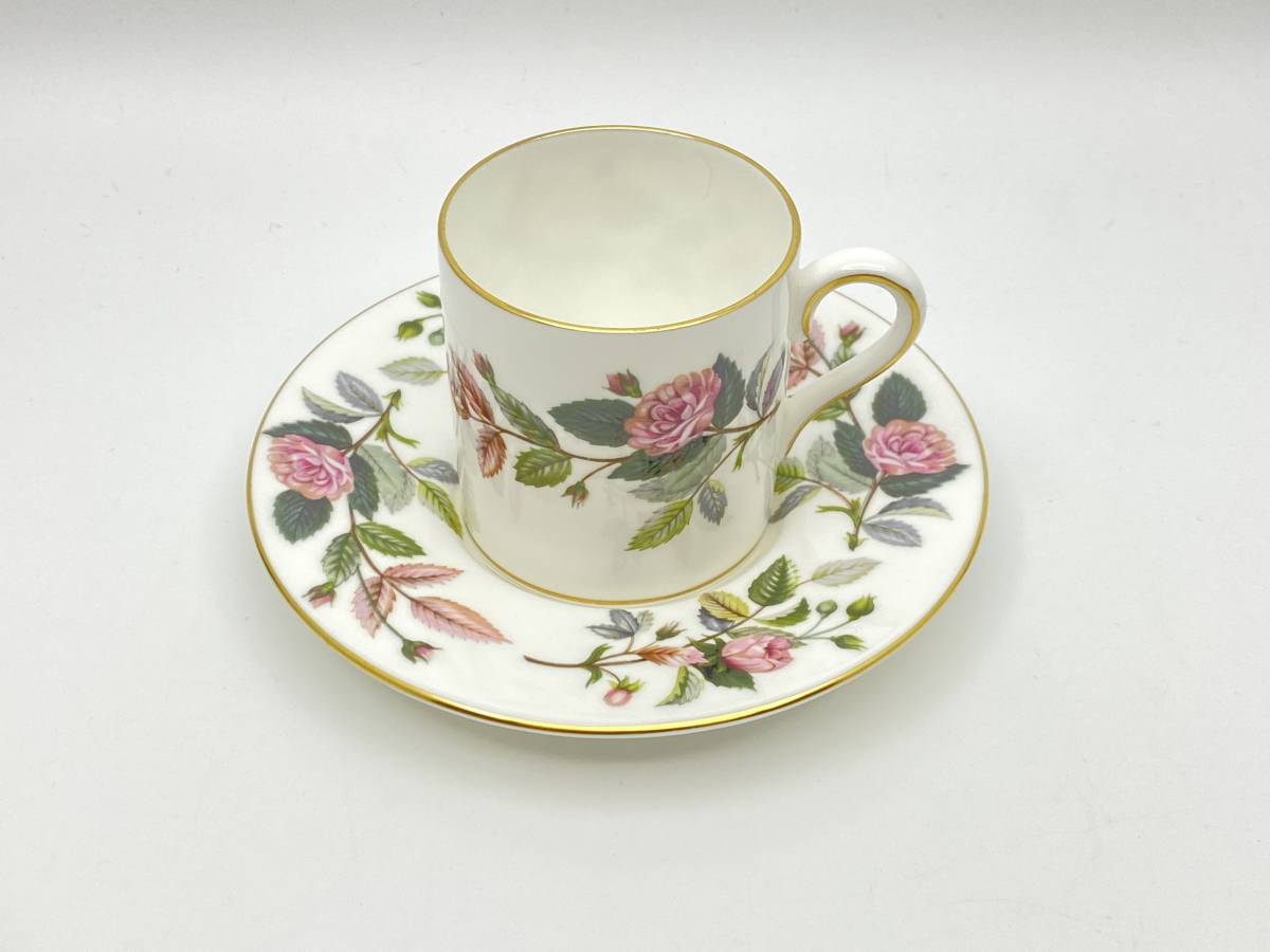 WEDGWOOD ウェッジウッド HATHAWAY ROSE Coffee Cup & Saucer