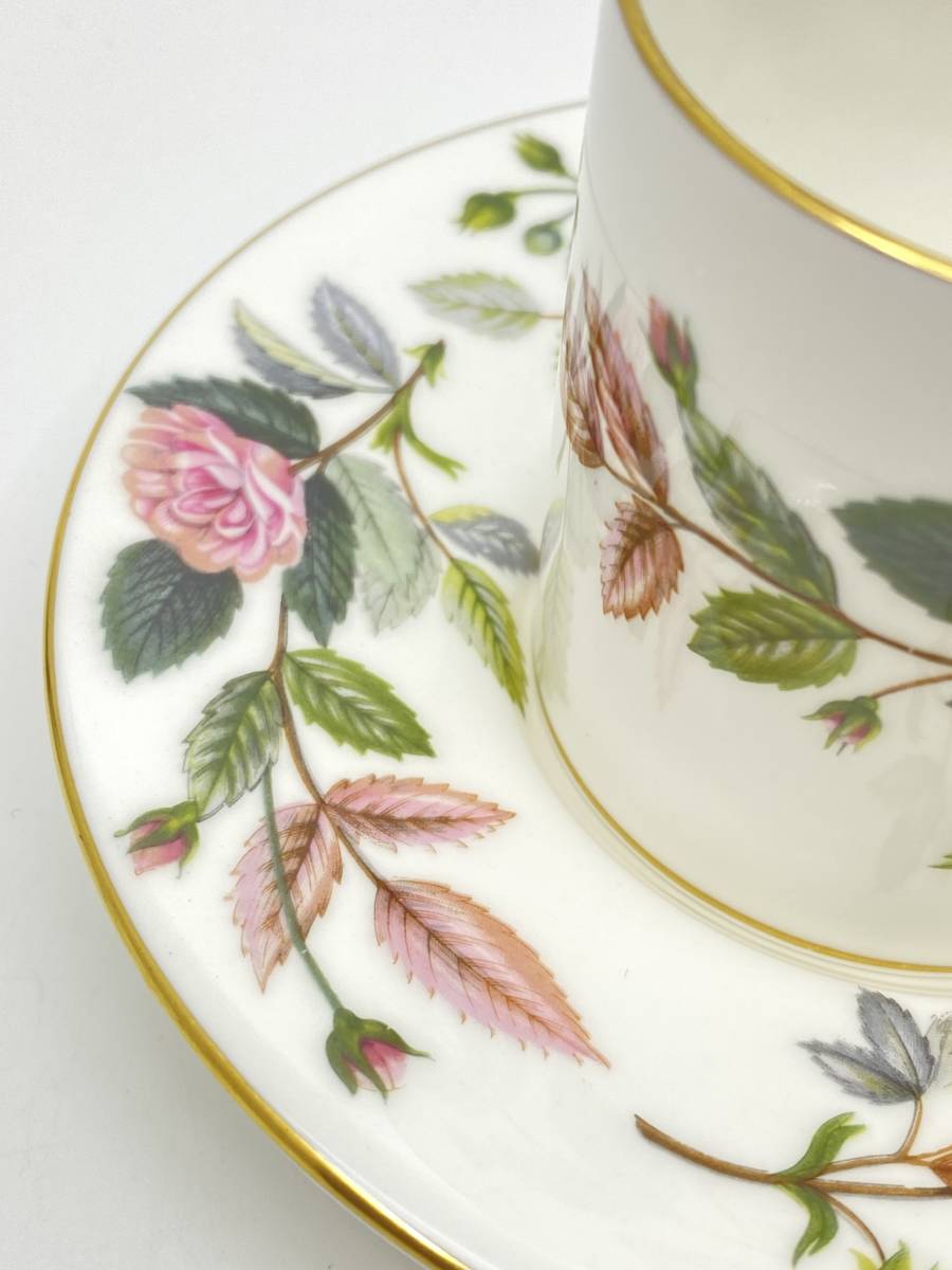 WEDGWOOD ウェッジウッド HATHAWAY ROSE Coffee Cup & Saucer