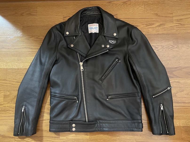 ルイスレザー サイクロン 38 ブラック 黒 ライトニング ライダース