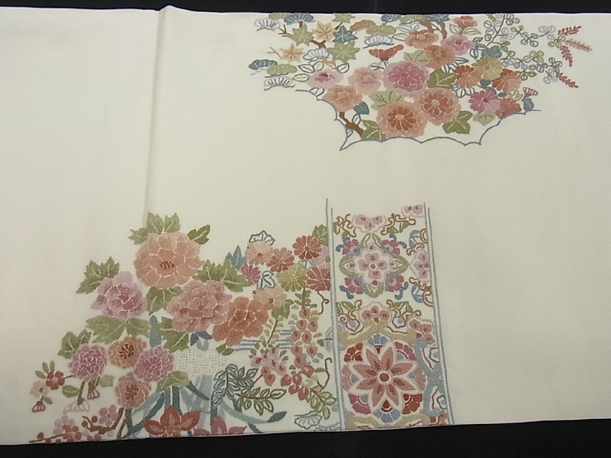 花美人着物□中国三大刺繍 スワトウ刺繍 汕頭刺繍 相良刺繍 総刺繍