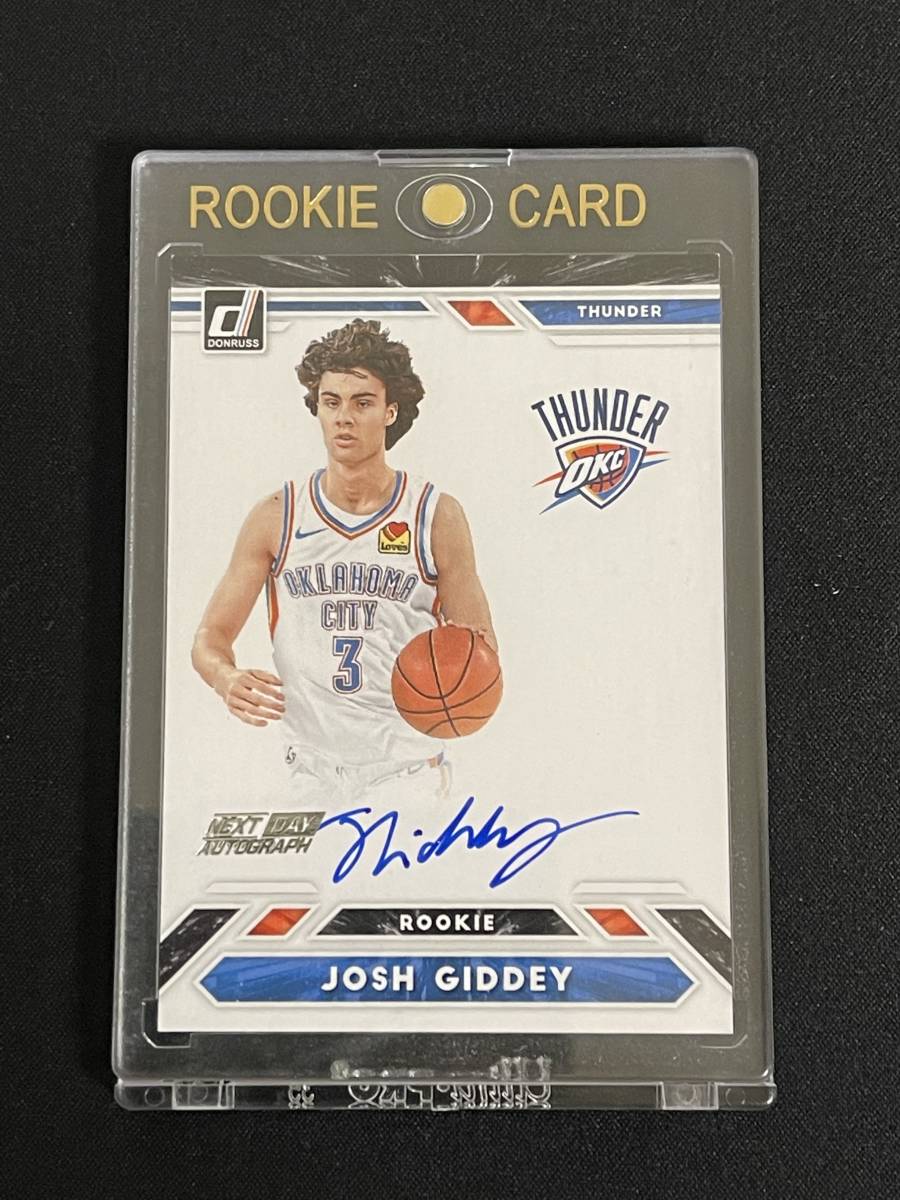 大人気，品質保証 Josh Giddey ／ 21-22 PANINI Donruss Next Day RC Rookie Auto(その他)｜売買されたオークション情報、yahooの商品情報をアーカイブ公開 - オークファン その他
