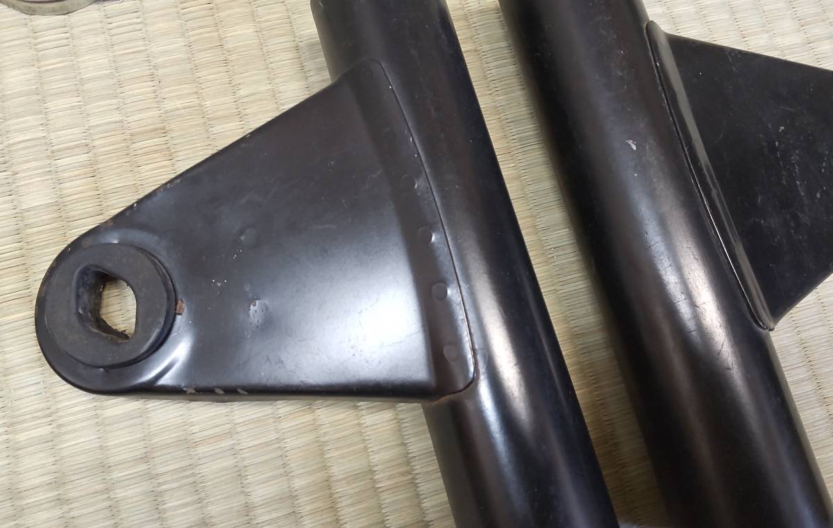 レトロ当時物□純正 Z400FXヘッドライトステー 左右セット E1