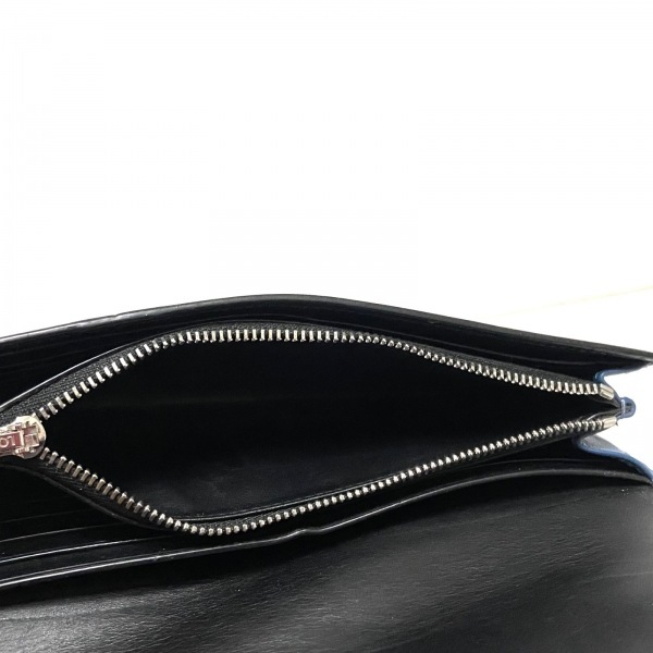 ロエベ LOEWE 長財布 パズル レザー ネイビー×ブルー×ライトブルー