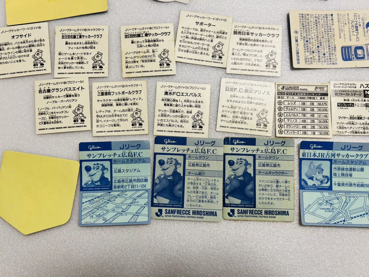 Jリーグアイス Jリーグシール ステッカーなど 1990年代(ステッカー