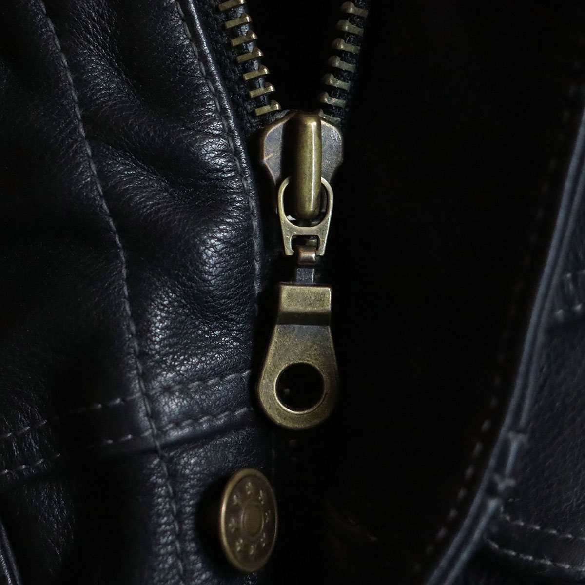 B3S/T1.10-1　ECHTES LEDER　本革　レザージャケット　トラッカージャケット　レースアップ　革ジャン　皮ジャン　バイカー　XXL　ブラック