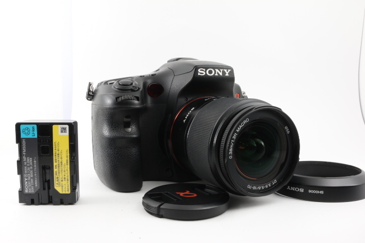 SONY α77 SLT-A77V 49V型 ソニー一眼レフカメラα77ソニーレンズ18-55付-