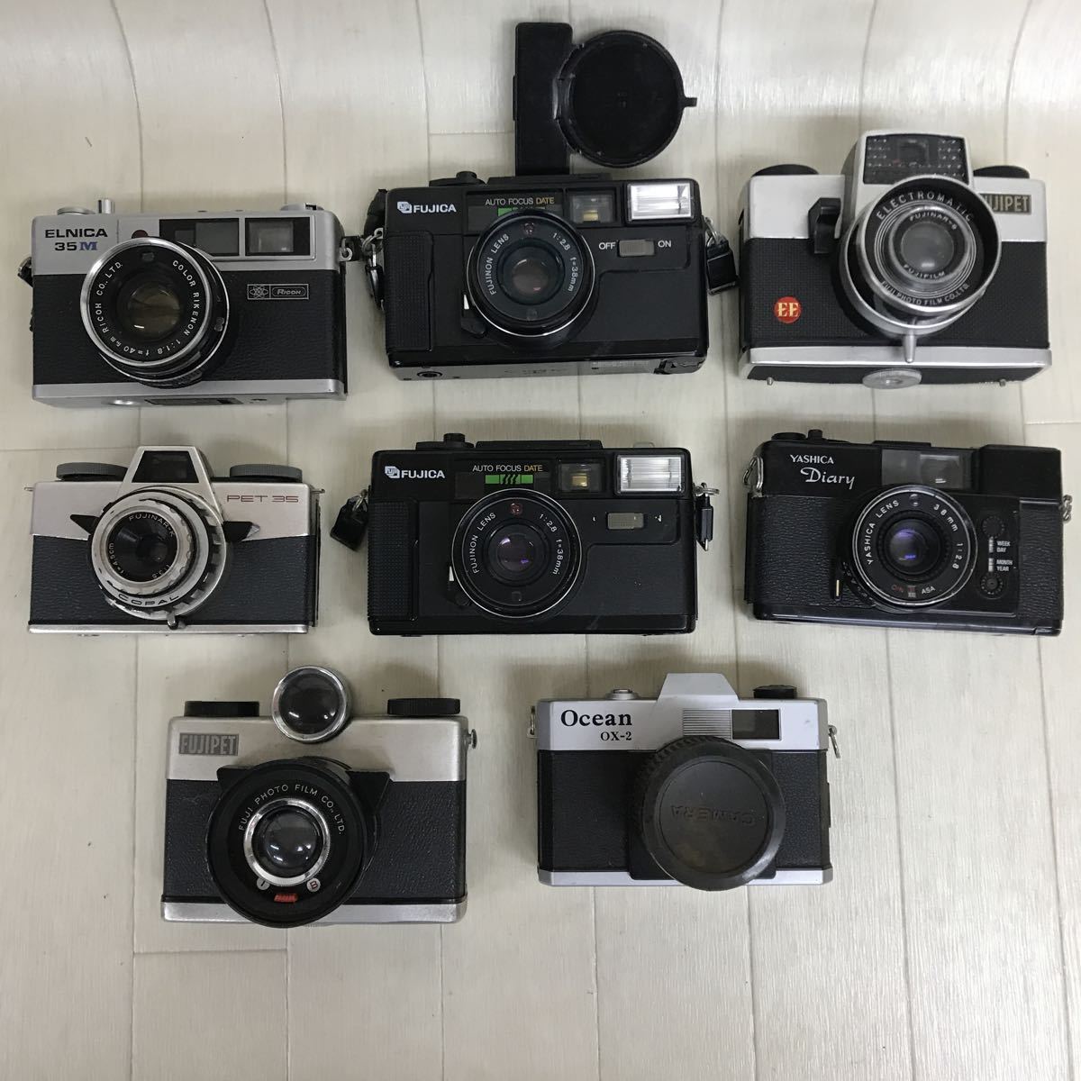 大人気，格安 B0831 レトロ カメラ 色々 8点 セット FUJIPET FUJICA フジカ AUTO-7 ヤシカ YASHICA ELNICA 等 まとめ ジャンク(その他)｜売買されたオークション情報、yahooの商品情報をアーカイブ公開 - オークファン その他
