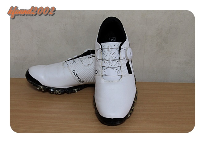 adidas golf アディダス　ゴルフシューズ　スパイクモデル　BOA　２５．５ｃｍ　良品！