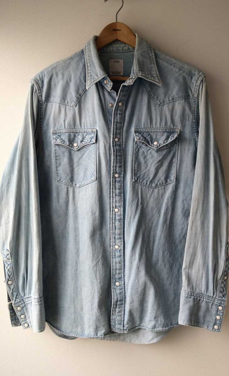 希少 初期 visvim SOCIAL SCULPTURE SHIRT L/S size2 VS0002006 希少 初期 visvim SOCIAL SCULPTURE SHIRT L/S size2 VS0002006