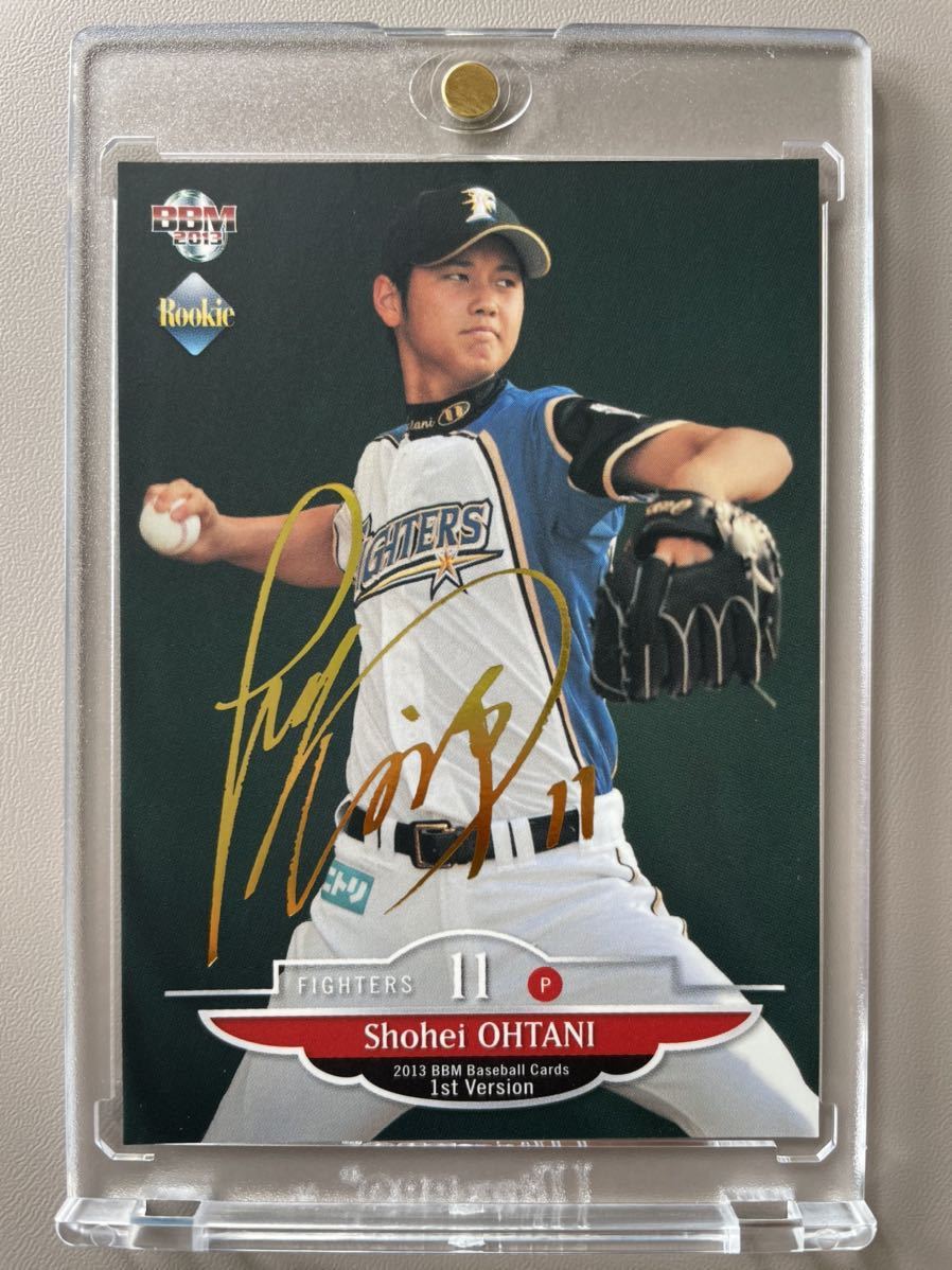 BBM 0 大谷翔平 金箔 ☆MVP記念☆2013BBM Yahoo 100枚限定 大谷翔平