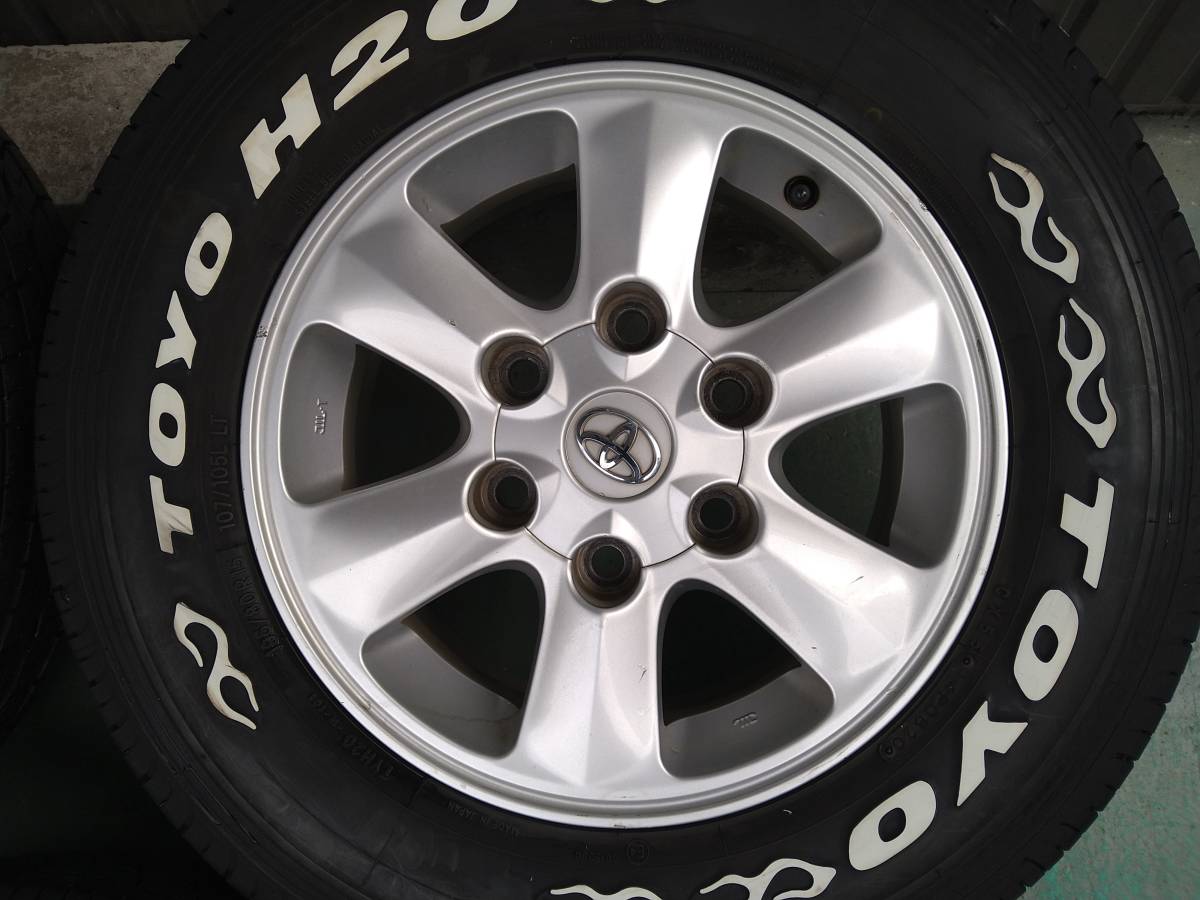 希少200系ハイエース純正15×6J+35 6H-139.7＆TOYO H20 195/80R15 107 