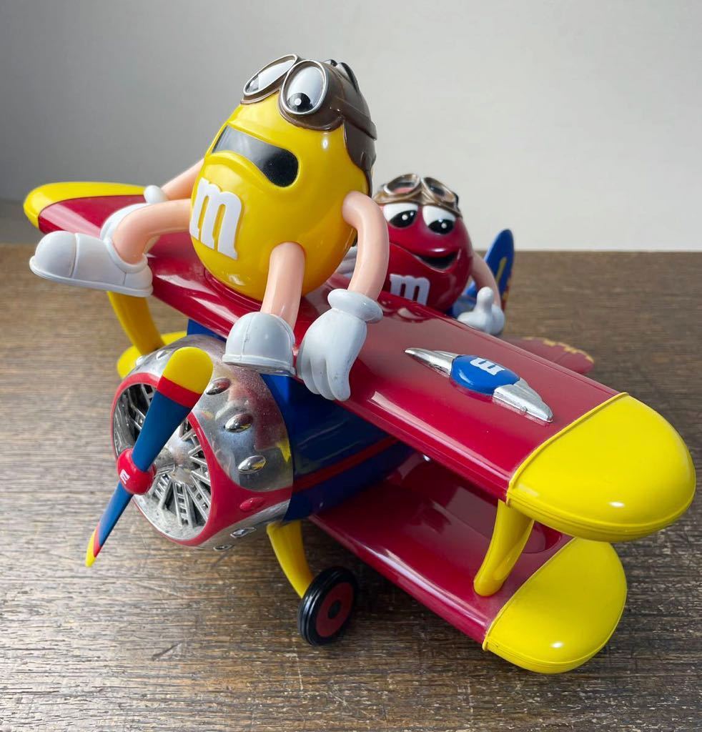 ヴィンテージ】m&m's 飛行機型チョコレートディスペンサー