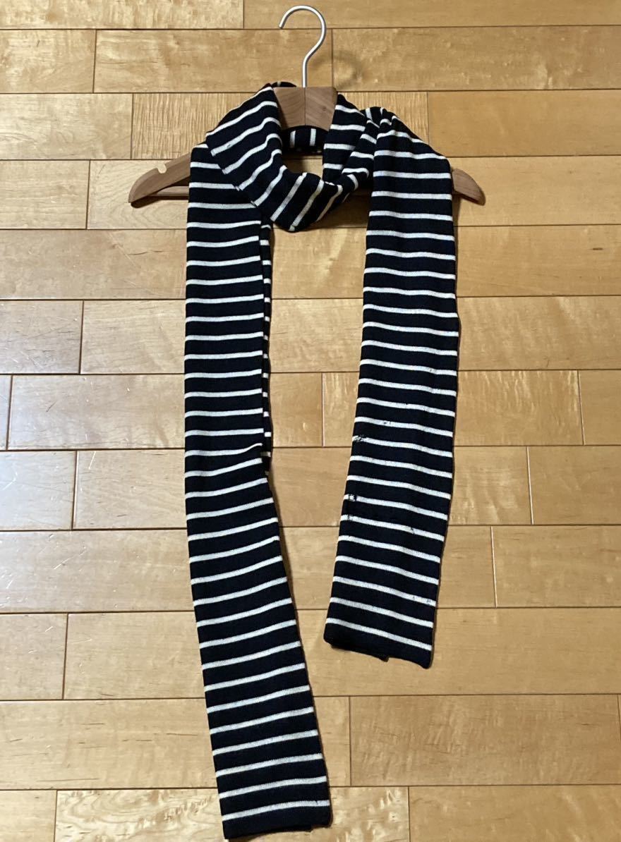 ディオールオム Dior Homme エディ・スリマン Hedi Slimane 06AW ボーダーマフラー