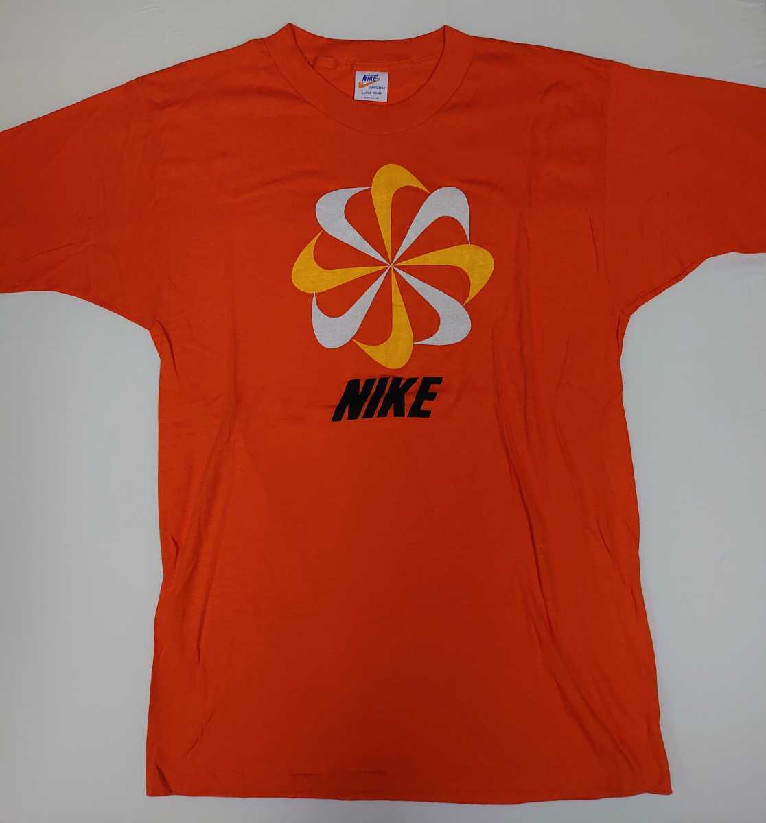 1980年代USA製☆NIKE SUNBURST T-SHIT DEAD STOCK☆ナイキ 風車 T 