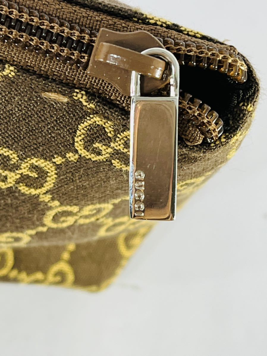 ◇1円☆ 美品 GUCCI グッチ 039 0852 2153 GG柄 GGキャンバス×レザー 