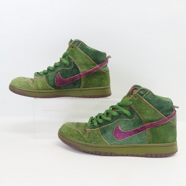 観賞用】NIKE/ナイキ SB Todd Brutrud DUNK HIGH PREMIUM SB Skunk 420 