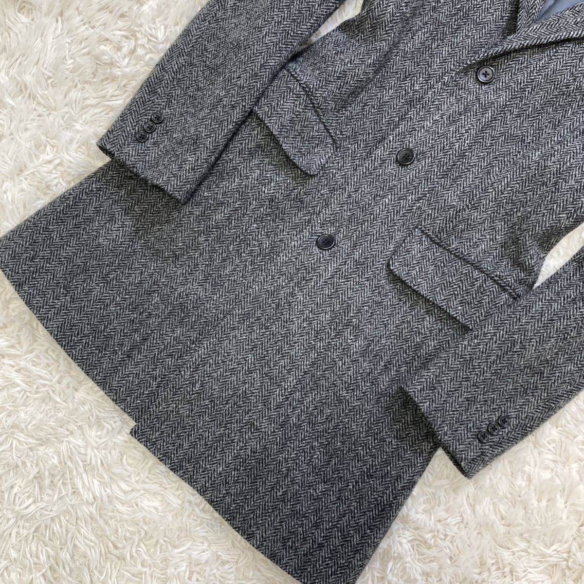 Beams×HarrisTweed チェスターコート 【魅惑のヘリンボーン】ハリス
