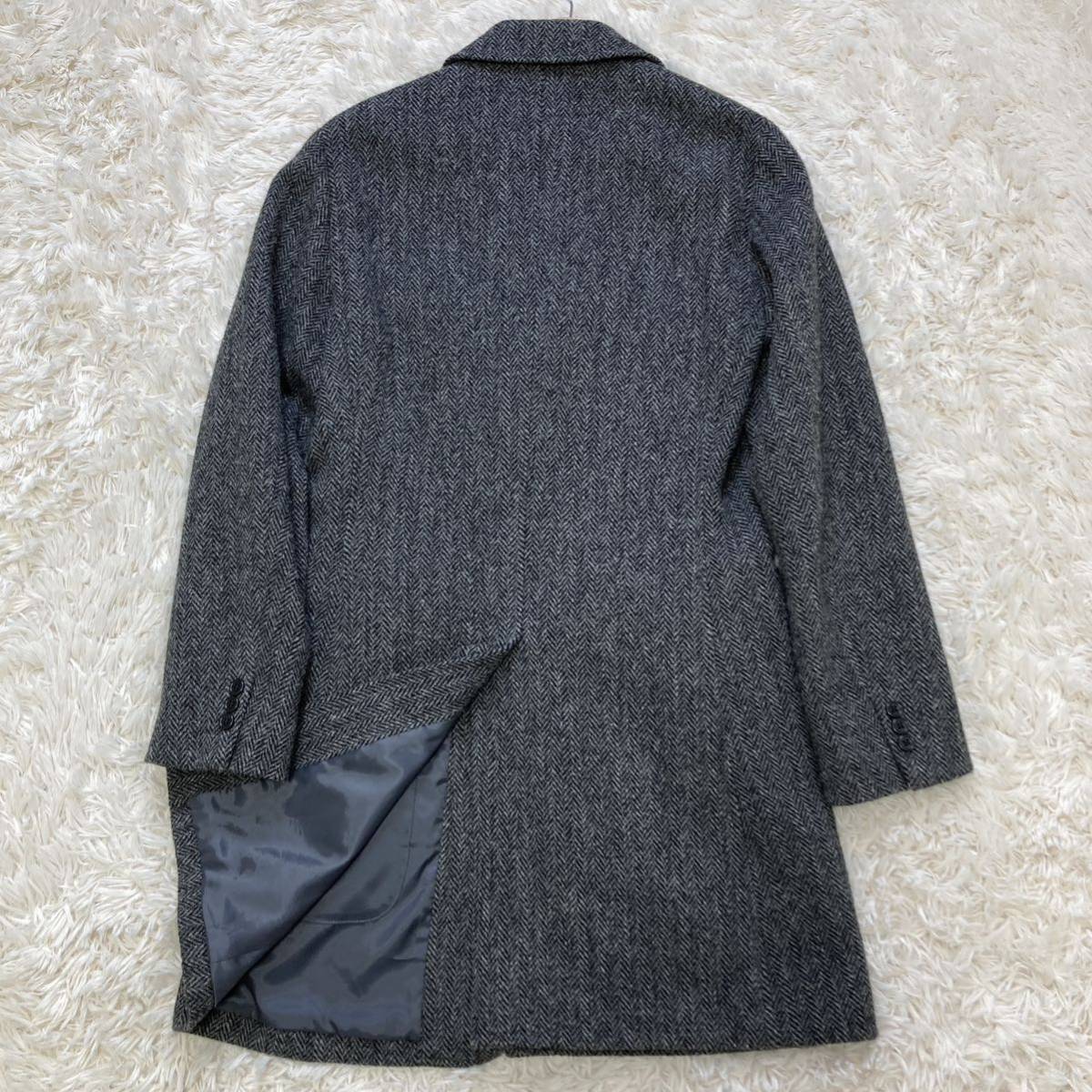 Beams×HarrisTweed チェスターコート 【魅惑のヘリンボーン】ハリス