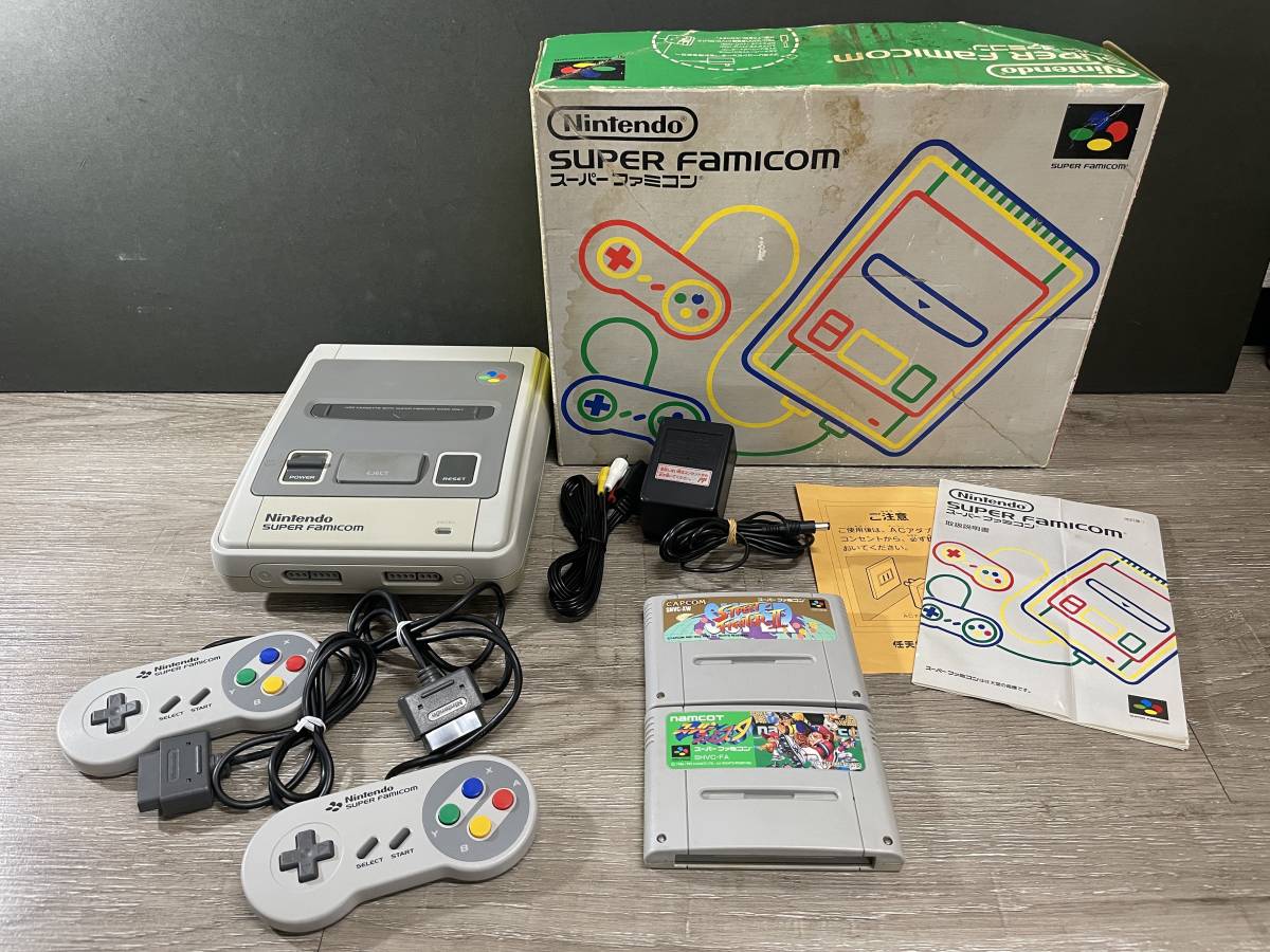 ☆ SFC ☆ スーパーファミコン 動作品 状態良好 本体 完品