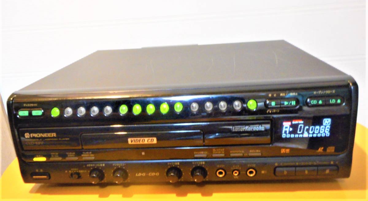 【美品】PIONEER パイオニア LDプレーヤー CLD-K8V 整備動作品 カラオケレーザーディスクプレーヤー ※管AL44227