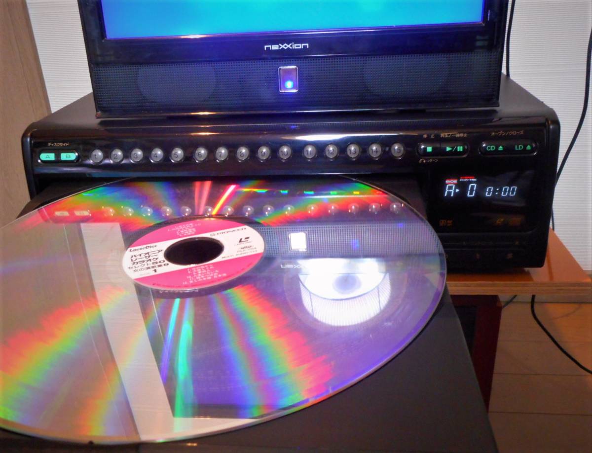 【美品】PIONEER パイオニア LDプレーヤー CLD-K8V 整備動作品 カラオケレーザーディスクプレーヤー ※管AL44227