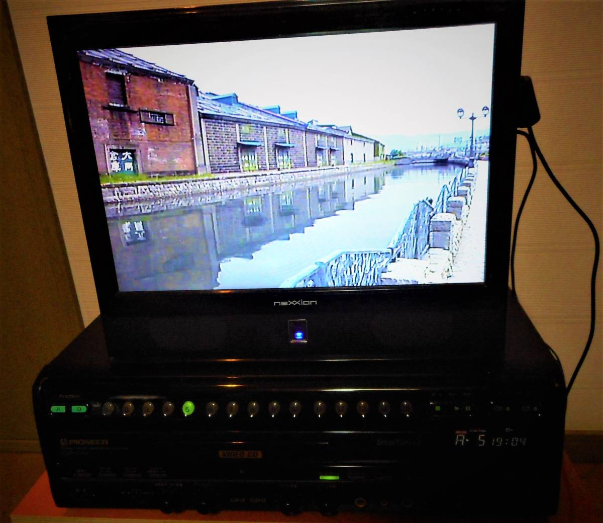 【美品】PIONEER パイオニア LDプレーヤー CLD-K8V 整備動作品 カラオケレーザーディスクプレーヤー ※管AL44227
