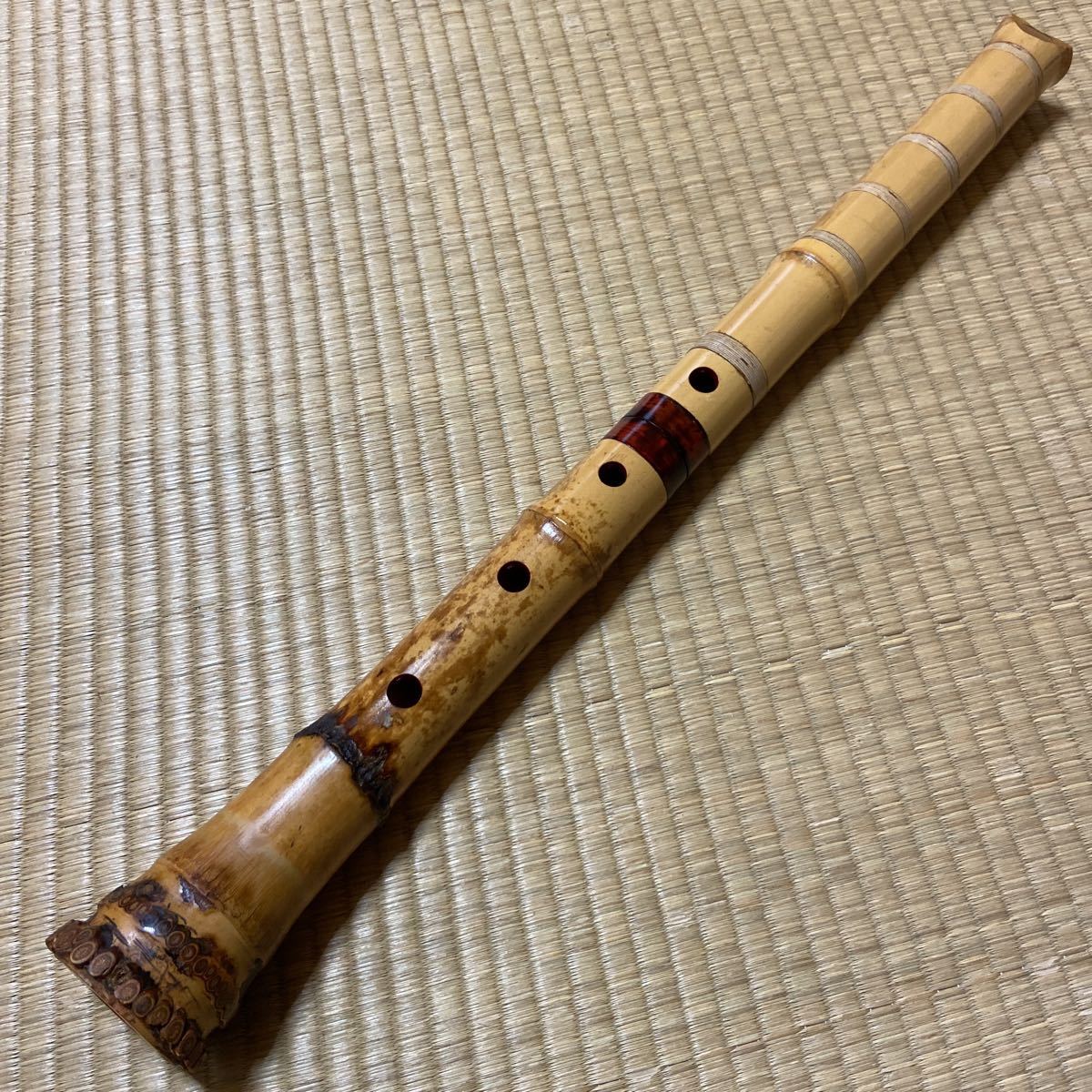 尺八　1尺8寸管　雪洲銘