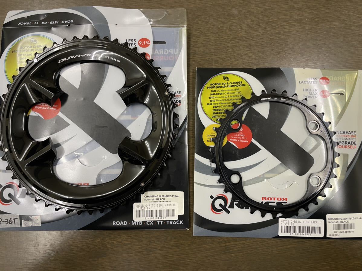 SHIMANO シマノ FC-R9200用 チェーンリング 50-34t 12速
