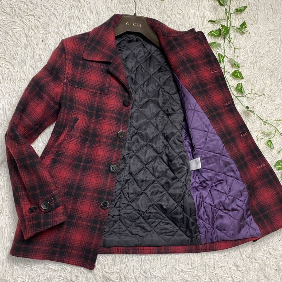 Paul Smith ピーコート ブロックチェック柄 Paul Smith ピーコート