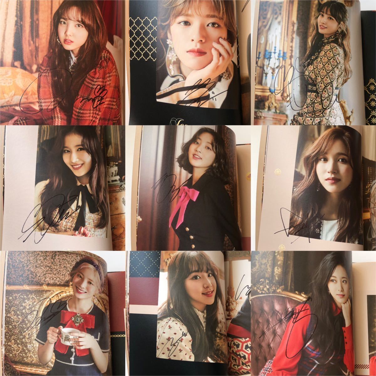 TWICE 直筆サインCD7ヶ所 Yahoo!オークション TWICE 直筆サイン STWICE