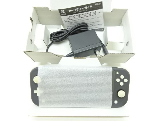 25SA○Nintendo Switch Lite 本体 グレー Ver.15.0.1 ニンテンドー