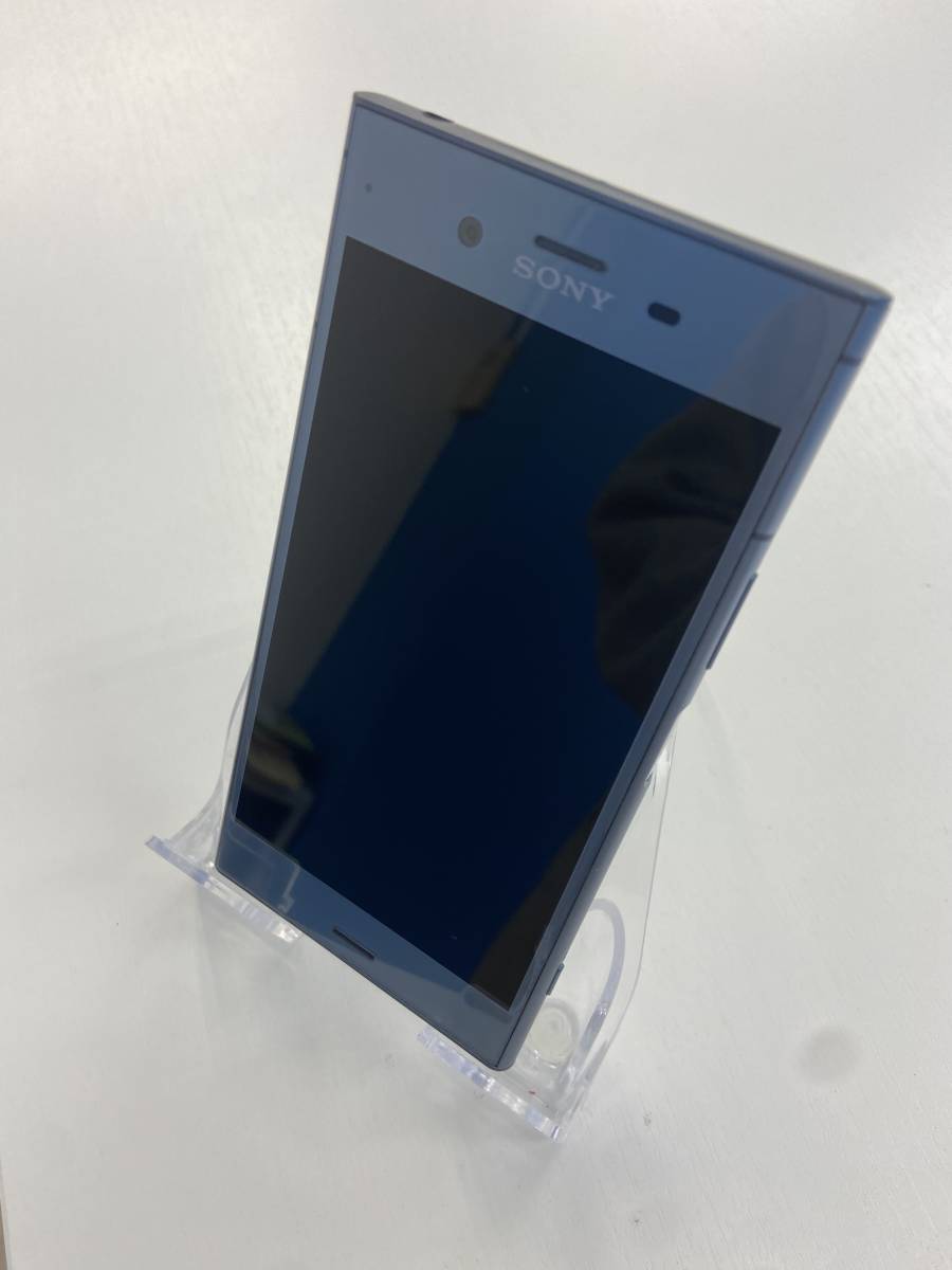 【美品】Xperia XZ1 SO-01K ムーンリットブルー docomo 64GB Androidバージョン9 判定○ SONY スマホ本体_1