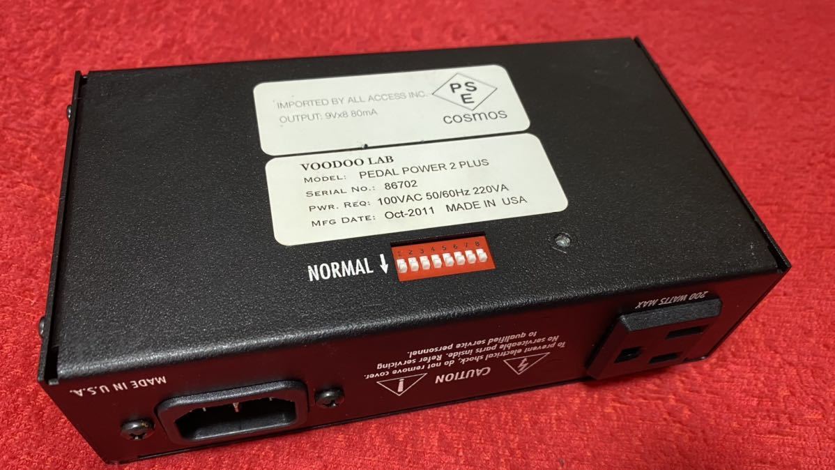 ジャンク voodoo lab pedal power 2 plus パワーサプライ
