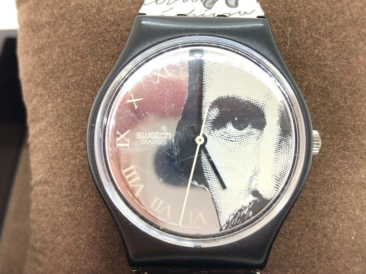 送料無料】Swatch 1992 Glance Piero Fornasetti Classic Authentic 